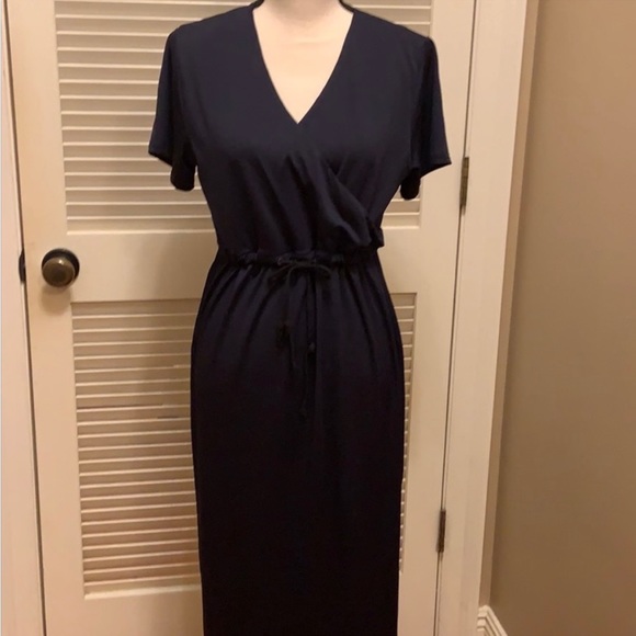 Measeor Sheath Dress in Navy, Size Large - Picture 2 of 16